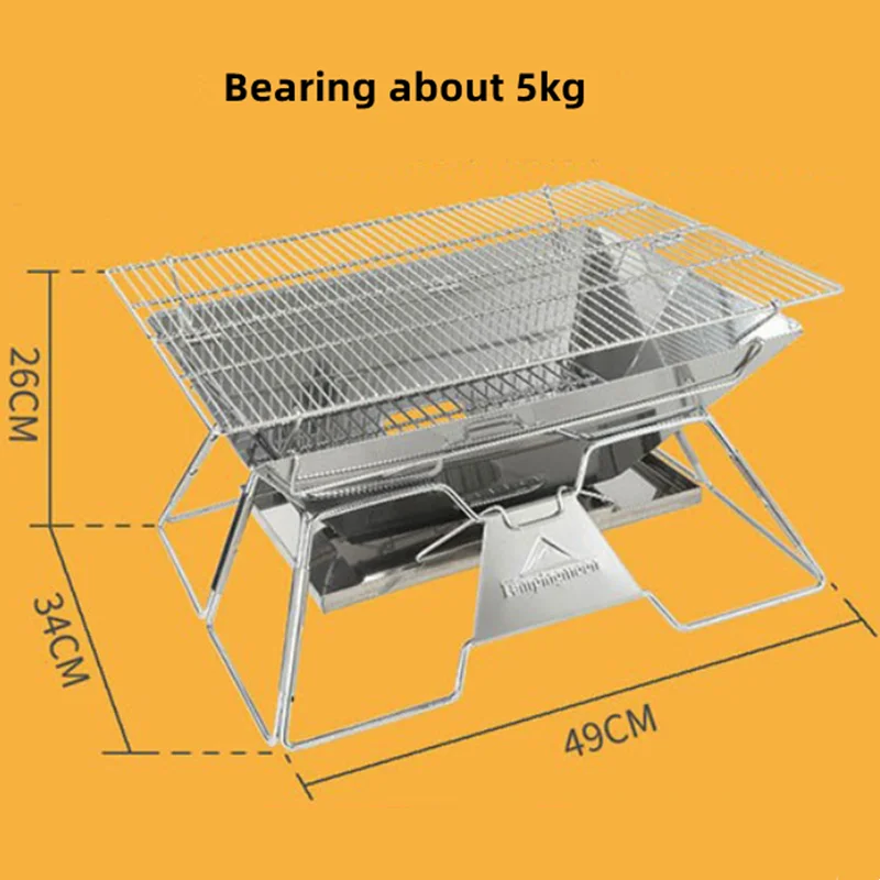 【meilleur】-campingmoon-mt-3-grand-barbecue-pliant-en-acier-inoxydable-four-a-barbecue