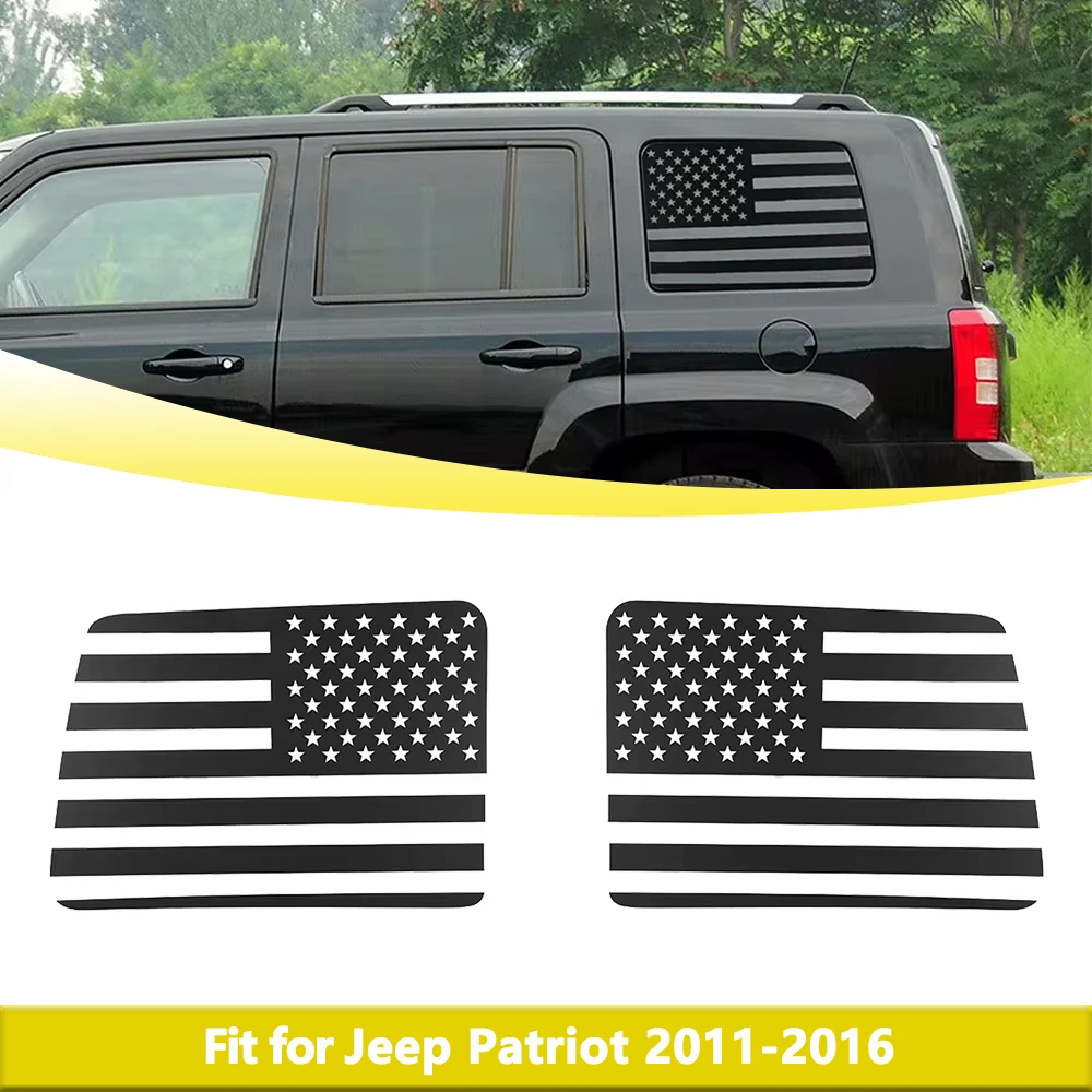 

Rear Window Cover Trim Decals Decoration Stickers for Jeep Patriot 2011 2012 2013 2014 2015 2016 Car Exterior Accessories PVC