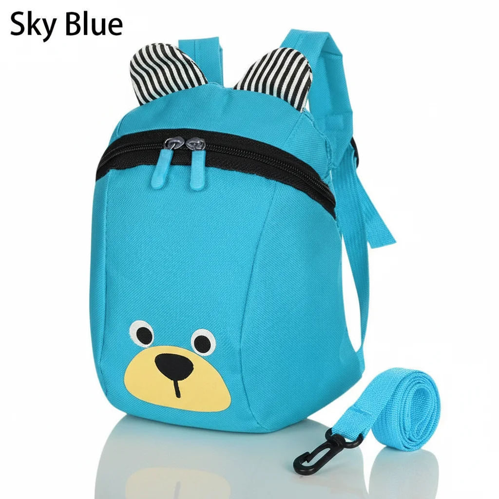 Children Safety Harness Reins Walking Strap Preschool Rucksack Nursery Shoulder Bags Toddler School Backpack Cartoon Bags - view 4