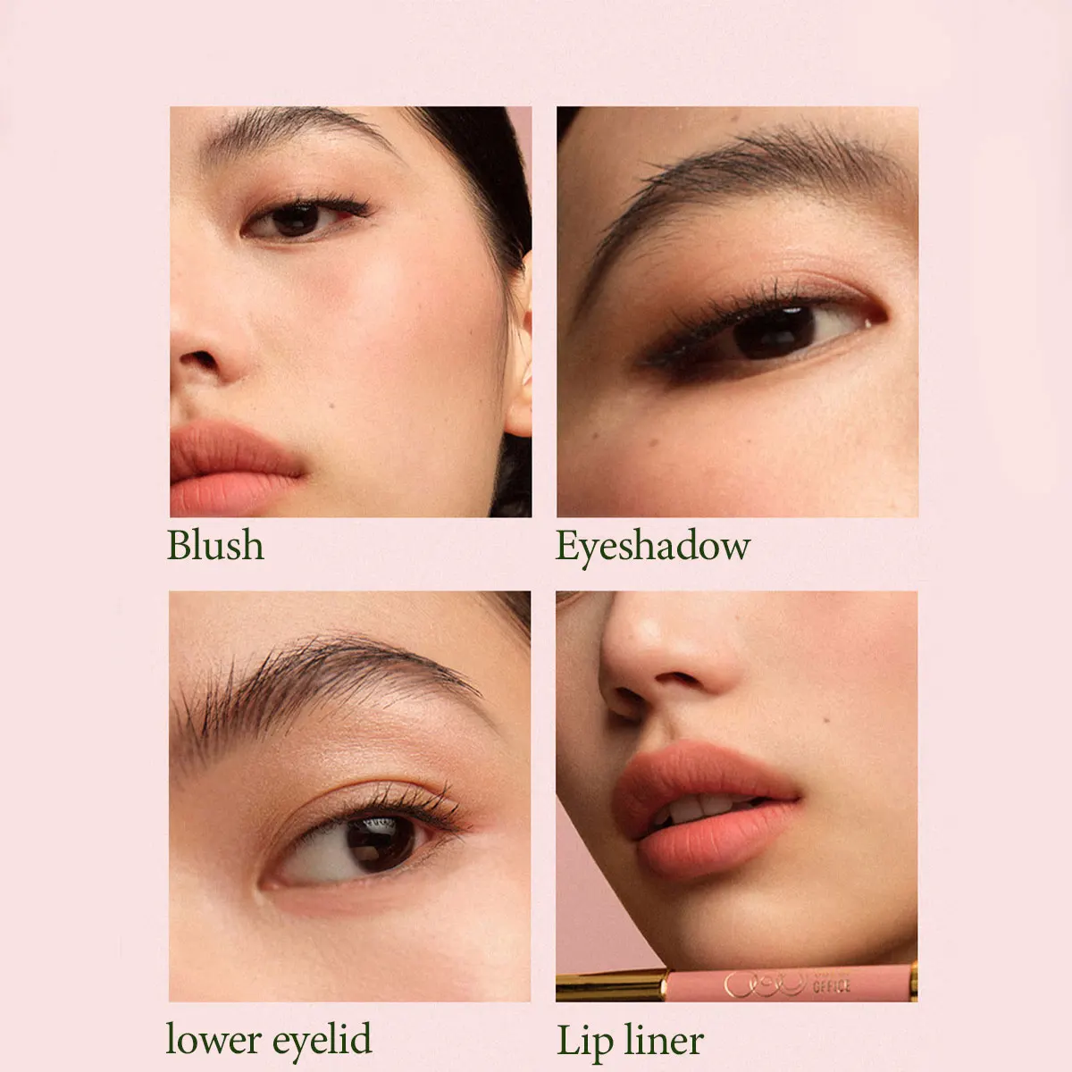 OUT OF OFFICE LUMEGLOW DUO PENCIL,Cheek&Multi-Use,Creamy Blendable,Buildable Color,Twist-Up Design,Luxury Makeup,Smooth Texture