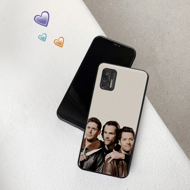 Silicone Soft Phone Case for Motorola G51 G9 G73 G30 G31 G50 4G G51 G60 G71 5G G22 G32 G52 G60s G72 Castiel Supernatural Cover