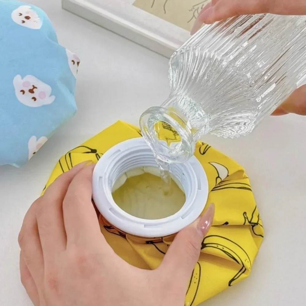 Applicare il ghiaccio per ridurre i pori Panno per il riempimento dell'acqua Impacco di ghiaccio rinfrescante Impacco di ghiaccio riutilizzabile Massaggio per il viso Strumenti per la cura della pelle di bellezza del viso degli occhi