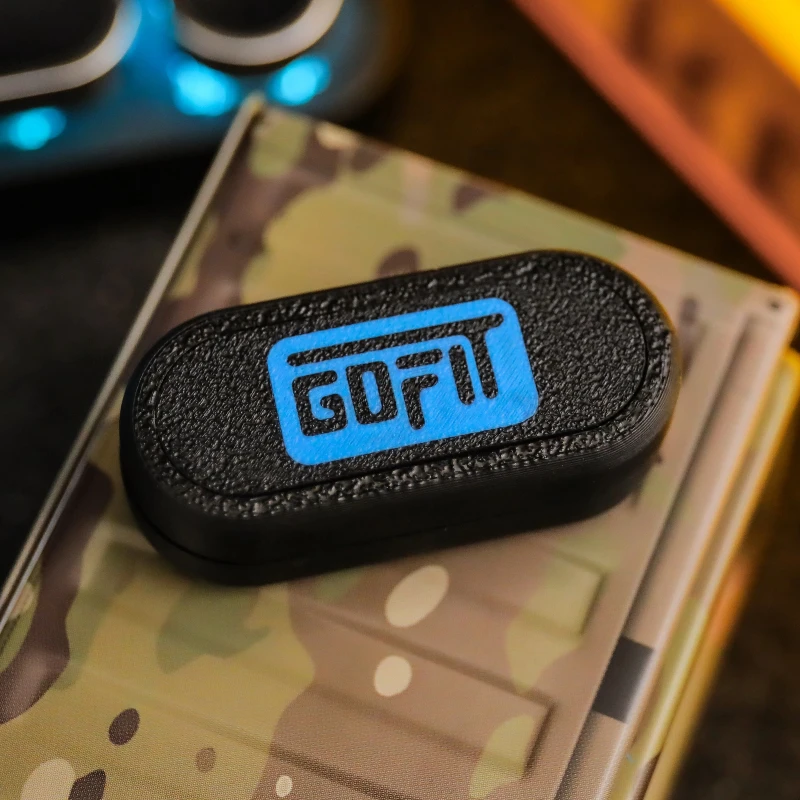 تململ بطاقة دفع مغناطيسية ثلاثية الأبعاد مطبوعة دفع لوحة الميكانيكية المنزلق EDC الإجهاد الإغاثة لعبة حسية الكبار ضد الإجهاد الأشياء