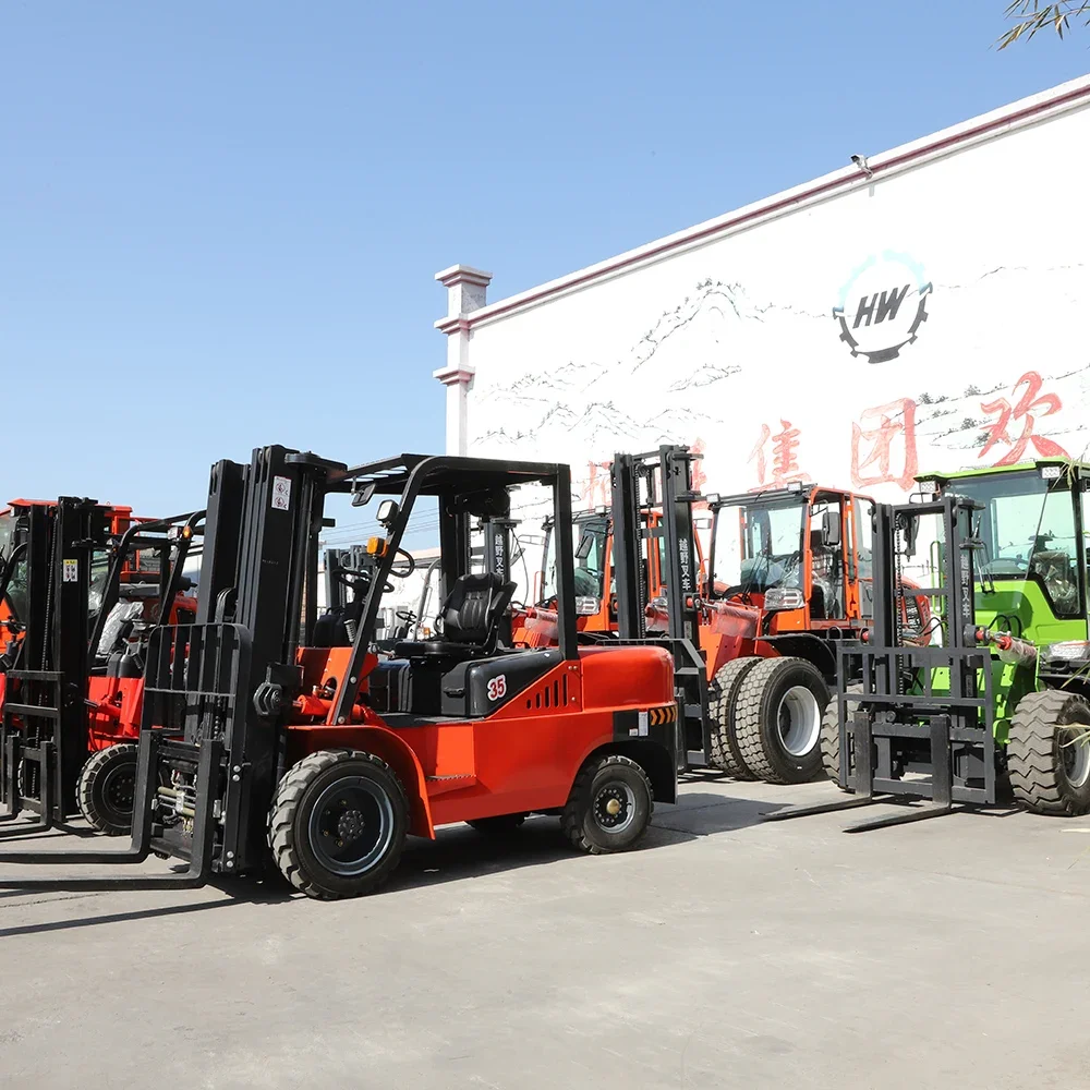 Forklift di 2024 forklift segala medan forklift kinerja tinggi terlaris di Tiongkok