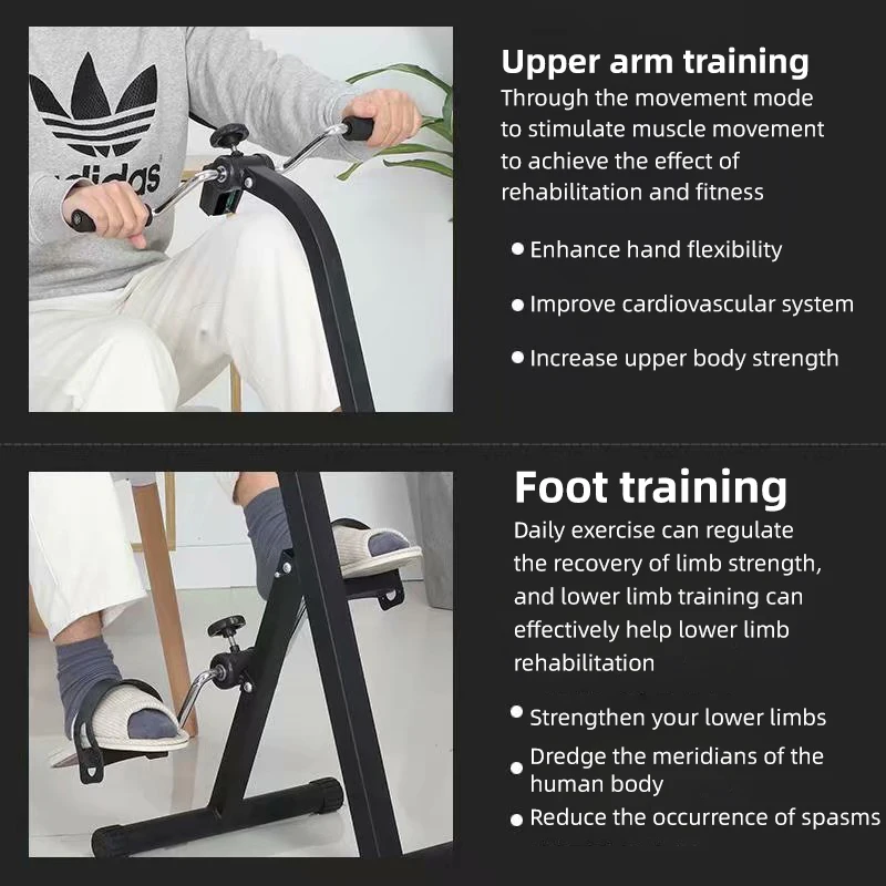 EXUAN Newly Upper And Lower Limb Rehabilitation Training Device For The Elderly Bicycle Intelligent Counting Exercise Bike