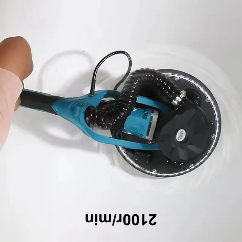 AAHigh Efficiency Dustless Putty Wall Sanding Automatic Dust Absorption Electric Giraffe Drywall Sander Machine for Wall Ceiling