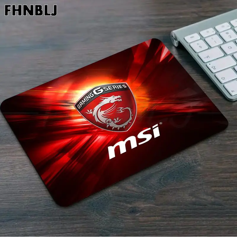 FHNBLJ Custom Skin MSI Dragon Logo Gummimaus Langlebiges Desktop-Mauspad Meistverkaufte Großhandels-Gaming-Pad-Maus