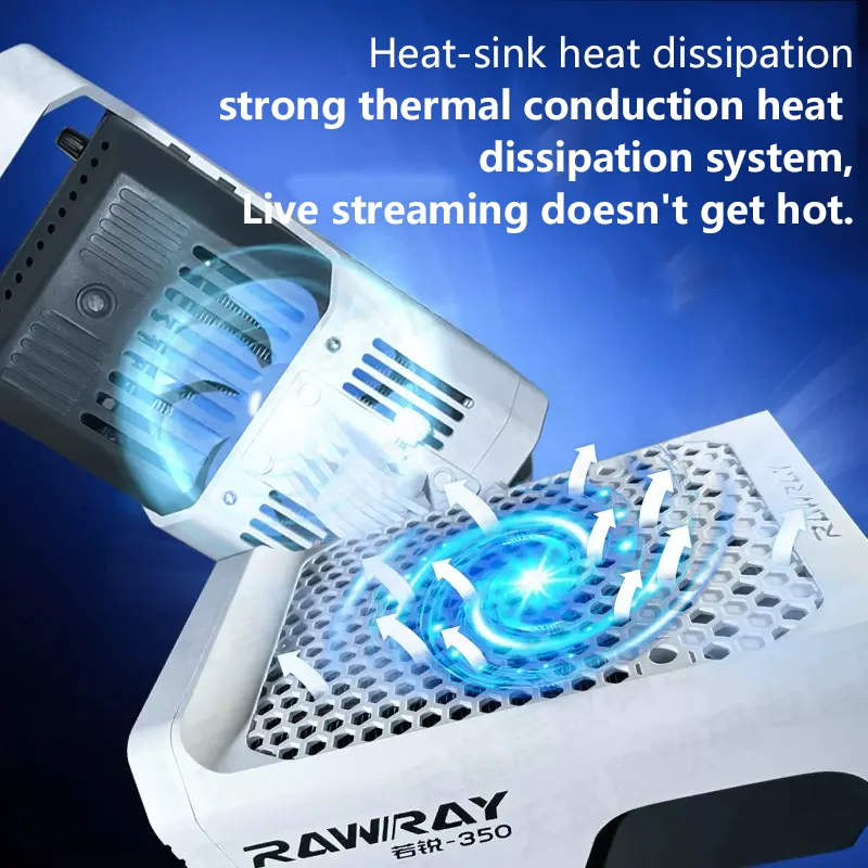 Rawray 350X 300W LED continuo Studio Video Light 2800K-6500K luminosità per Live Streaming ritratto prodotto fotografia