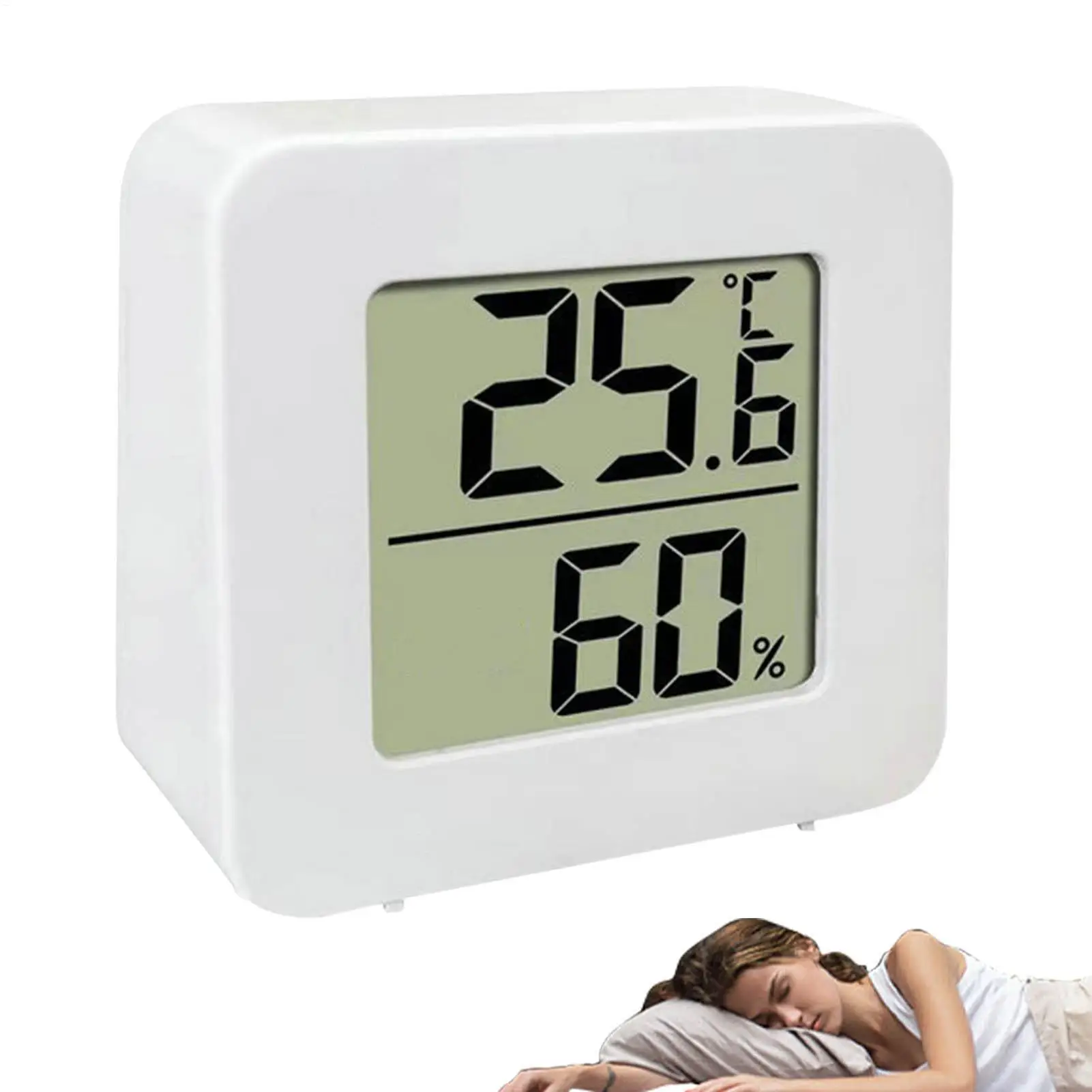 Electronic Digital Thermometer Hygrometer Indoor Room Temperature Humidity Meter Sensor Gauge For Home Use