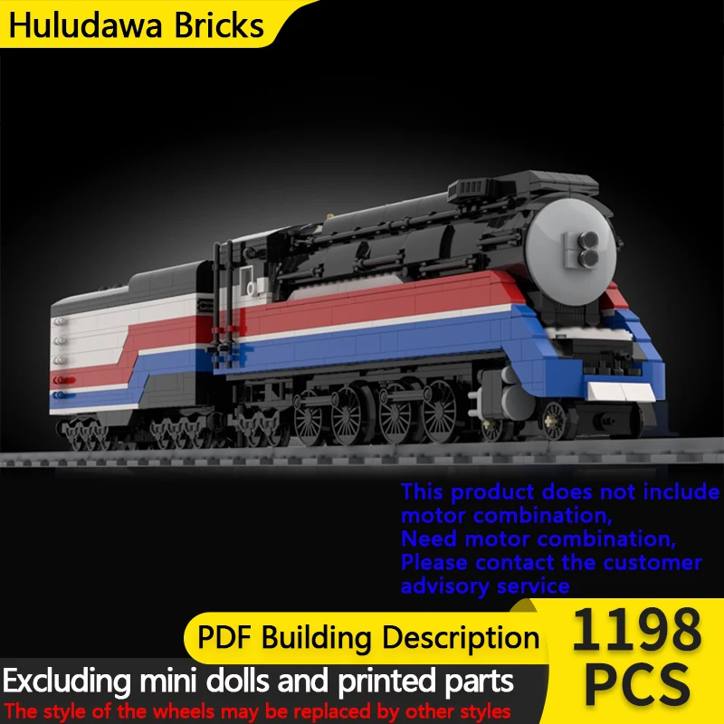 

Модель городской автомобиль MOC, строительные кирпичи 4449, американский поезд свободы, модульная технология, детские праздничные подарки, сборка игрушек, костюм