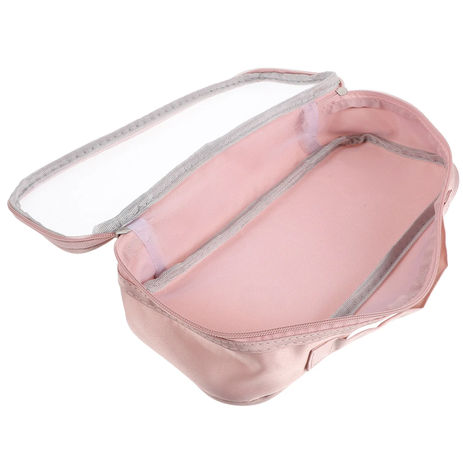 

Hair Tools Travel Bag Pink Breathable Window Curling Iron Storage Organizer Portable Hair Dryer Case Travel Styling Tools