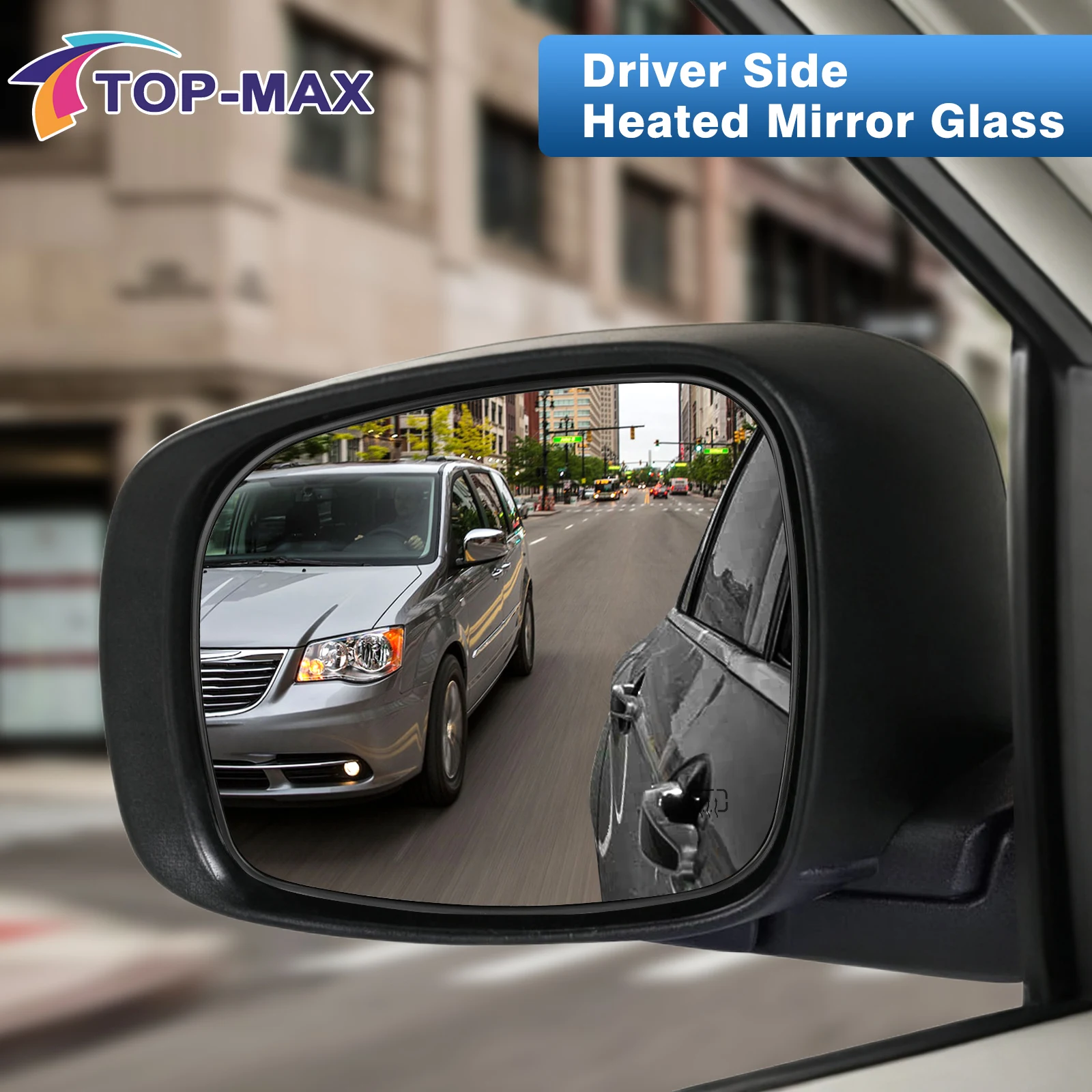 Left Right Door Side Heated Wing Mirror Glass Rearview Mirror For 2008-2016 Dodge Grand Caravan For Chrysler Town & Country - view 6