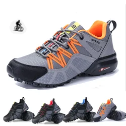 Męskie buty rowerowe MTB Męskie buty motocyklowe Dzianinowe wodoodporne buty rowerowe Outdoor Hiking Bike Sneakers zapatillas ciclismo mtb