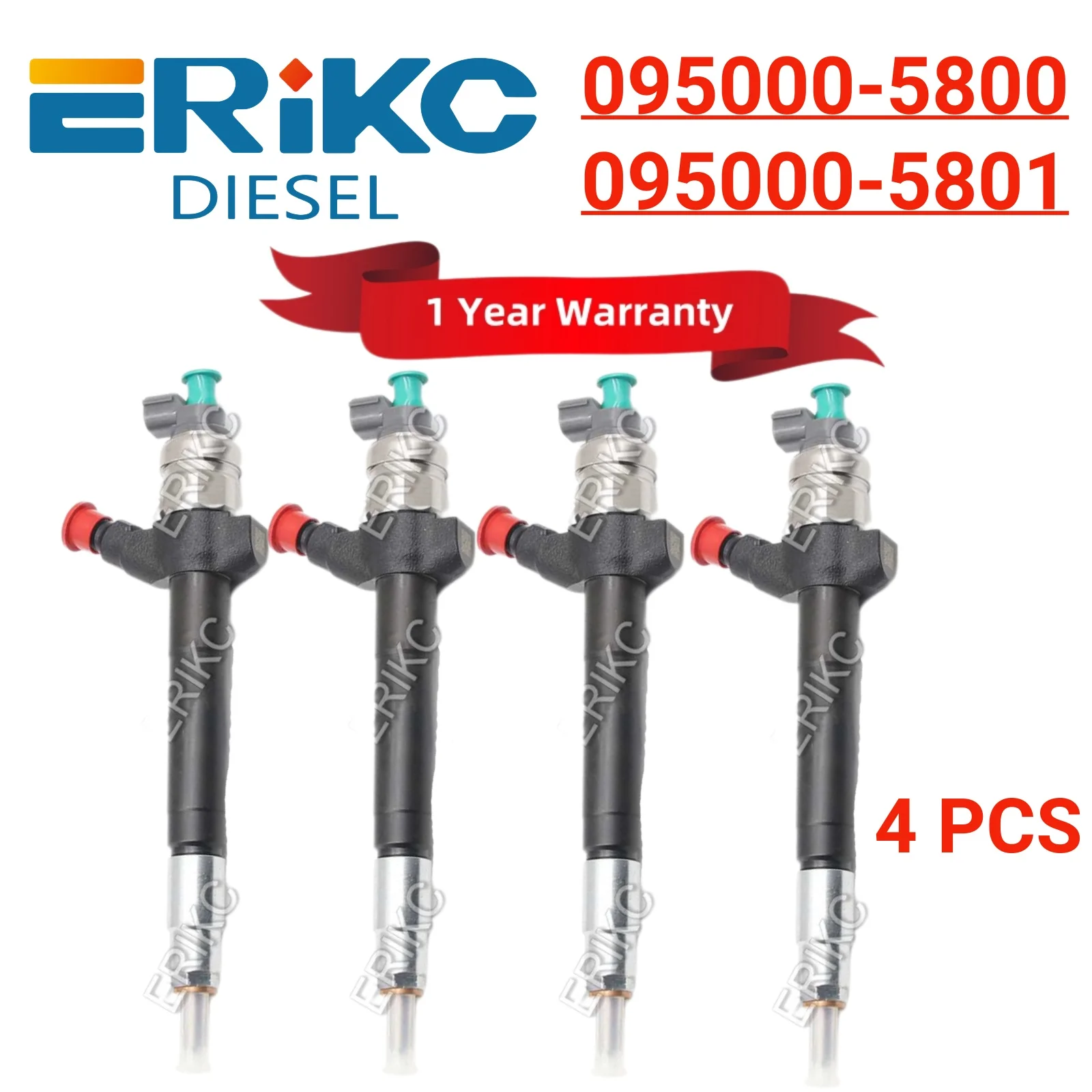 Engine Oil 6C1Q-9K546-AC DCRI105800 095000-5800 095000-5801 Fuel Diesel Injector for Citroen Fiat Ford Peugeot 6C1Q9K546AC