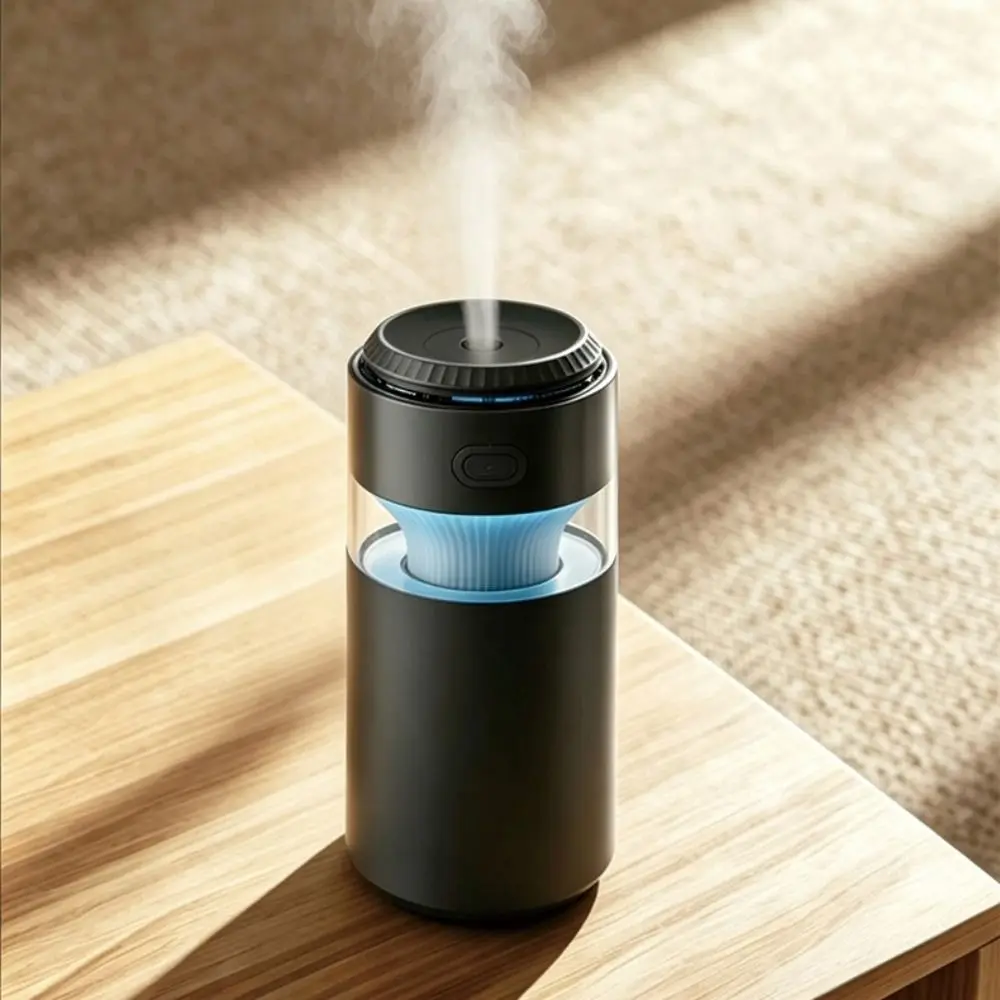 Rechargeable Mini Humidifier USB Rechargeable Wireless Cool Mist Humidifier Colorful Night Light 2 Mist Modes