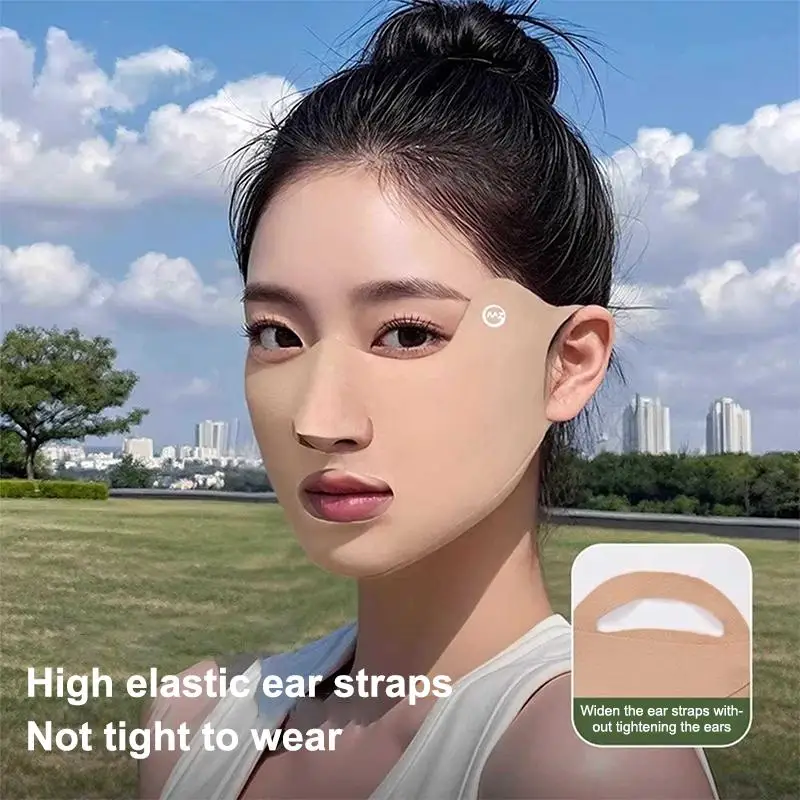 

2 шт. новые дышащие маски из ледяного шелка, моющиеся, пылезащитные, солнцезащитные, анти-УФ маски для езды на велосипеде, защищающие уголки глаз