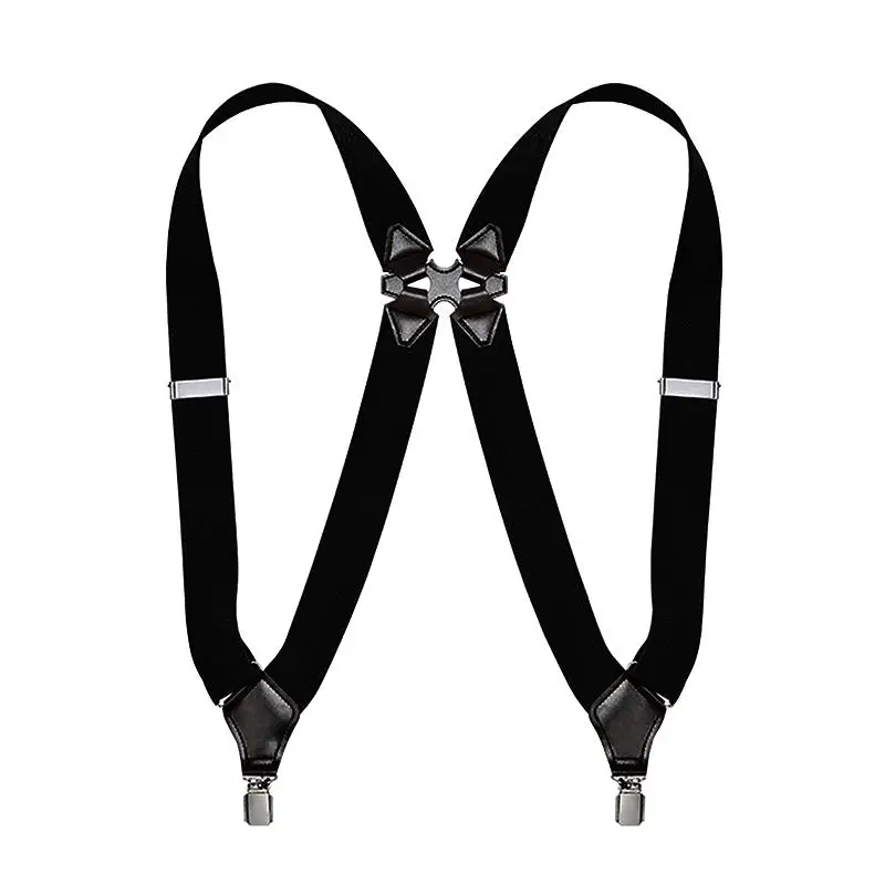 Suspensórios ajustáveis x voltar camisa clipe suspender cinto elástico calças cintas alça de ombro para mulher hip-clip suspensórios masculinos