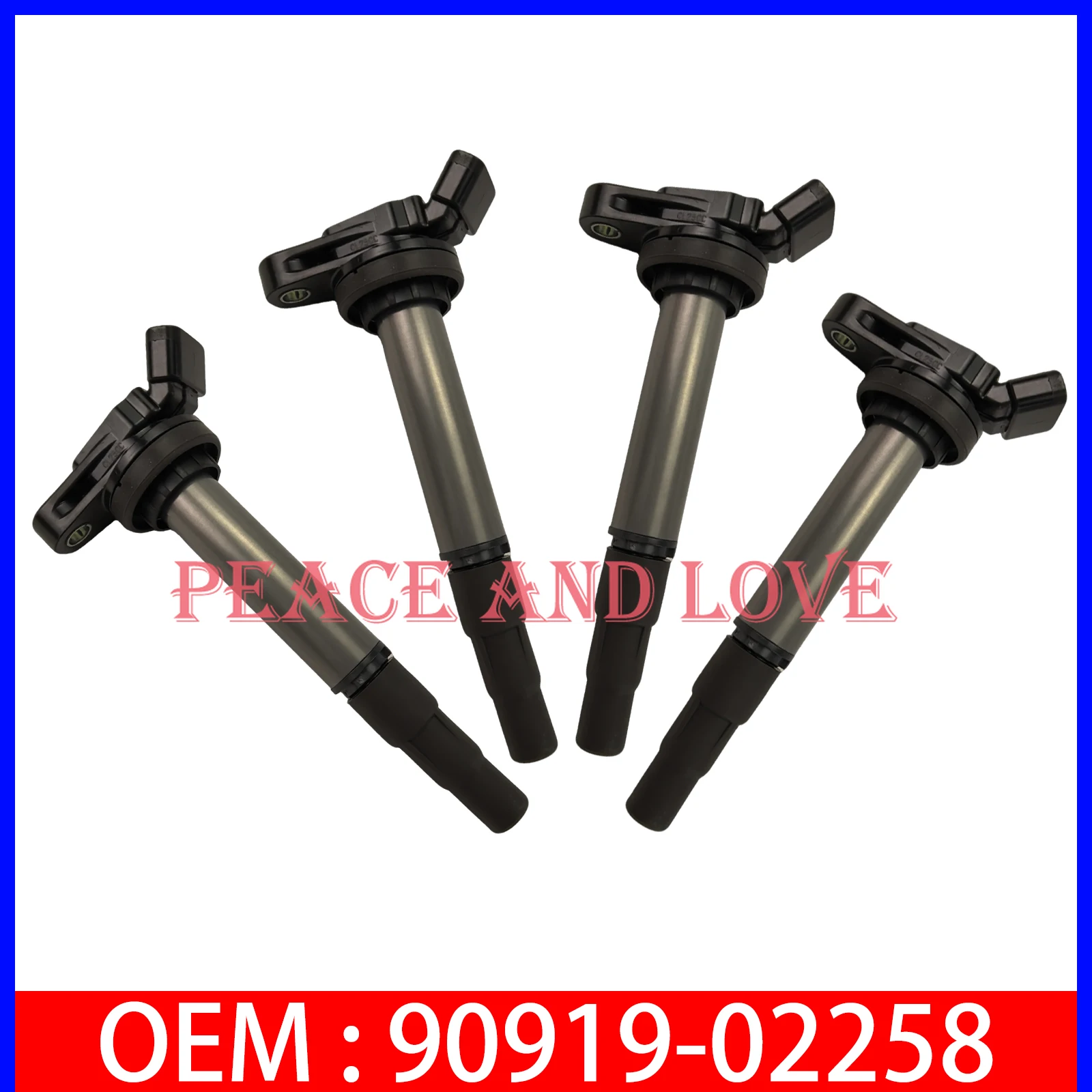 

1PCS-4PCS 9091902258 Ignition Coil 90919-02258 673-1310 For TOYOTA Corolla Prius 2009 1.8 xD