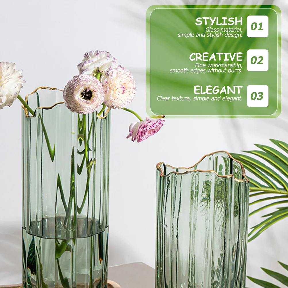 

Vase Flower Bottle Hydroponic for Flowers Glass Plants Container Planter Creative Arrangement Modern