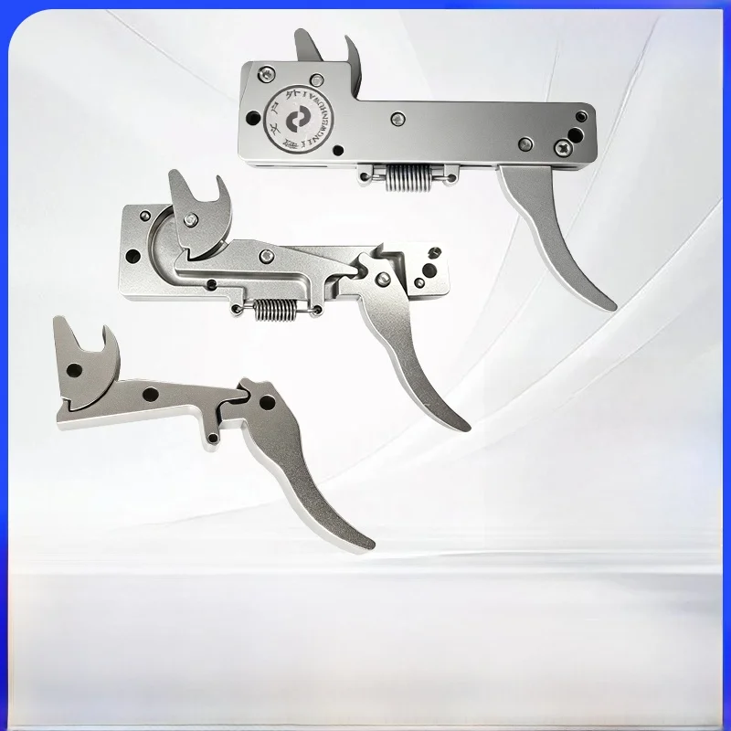 stainless-steel-three-link-mechanical-lock-diy-switch-handmade-arrow-release-device-traditional-toy-bow-and-arrow-shooting-game