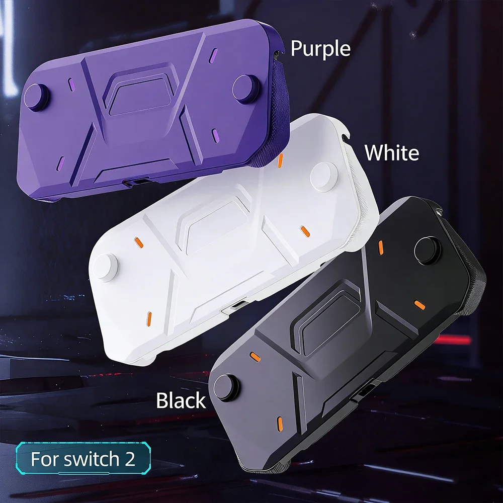 Mecha-Style Protective Case For Switch 2, Shockproof TPU + PC Hard Shell Full Body Grip Cover