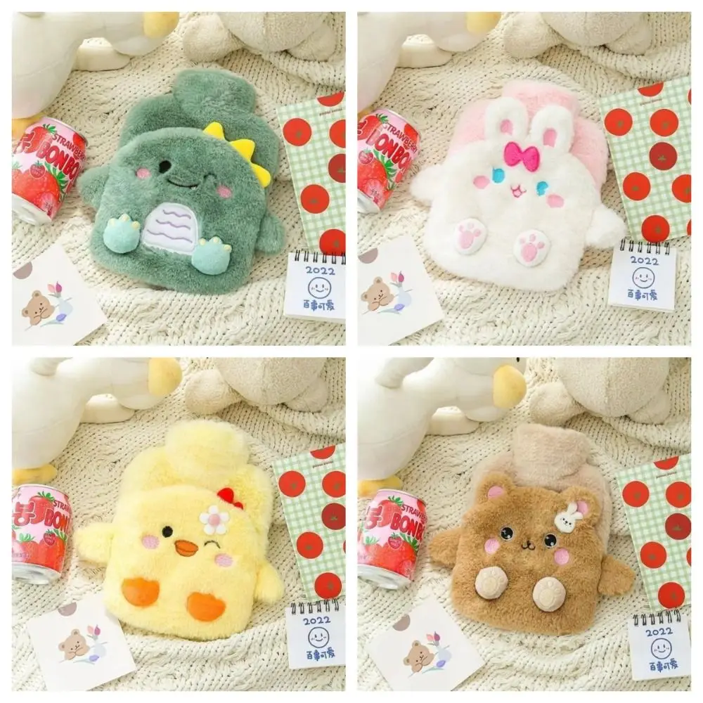 Fashion Cartoon Rabbit Warm Bag PVC Thick Belly Warm Hot Water Bag Cute Water Bottle 400ml Water Warm Hand Treasure