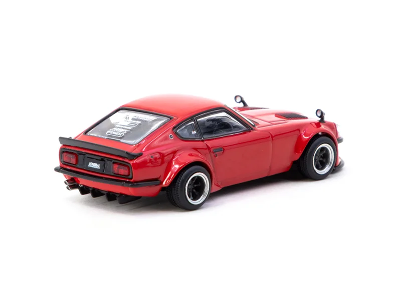 Tarmac Works 1:64 Fairlady Z S30 Widebody Red إصدار خاص 2025 مجموعة نماذج سيارة مصبوبة مصغرة #2