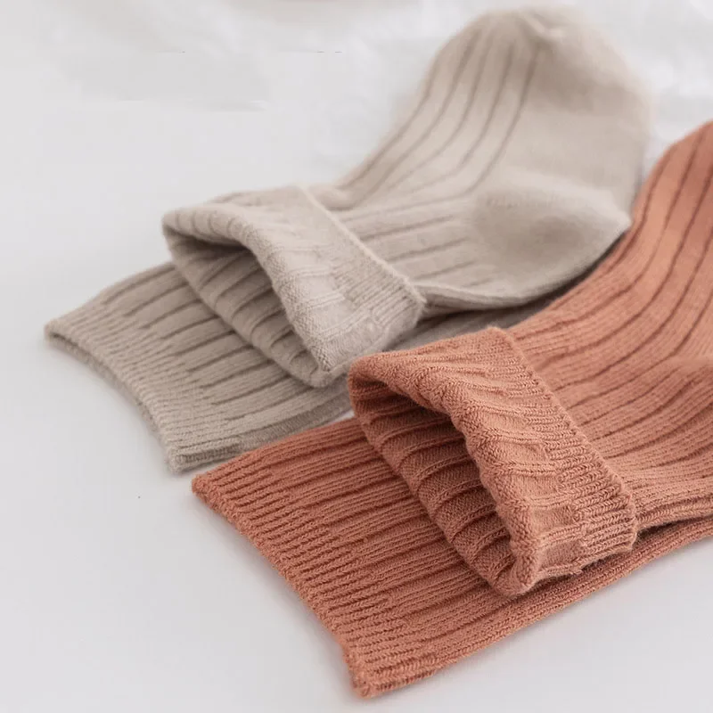 1-3Y Spring Summer Baby Soft Solid Color Socks Cotton Breathable Knitting Kids Infant Socks Toddler Socks Baby Stuff