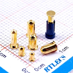 Flange Spring Loaded 1.8 2.0 2.7 3.0 MM Brass Ball Pogo Pin Connector Ballpoint Ominiball Plunger Rolling Contact High Current