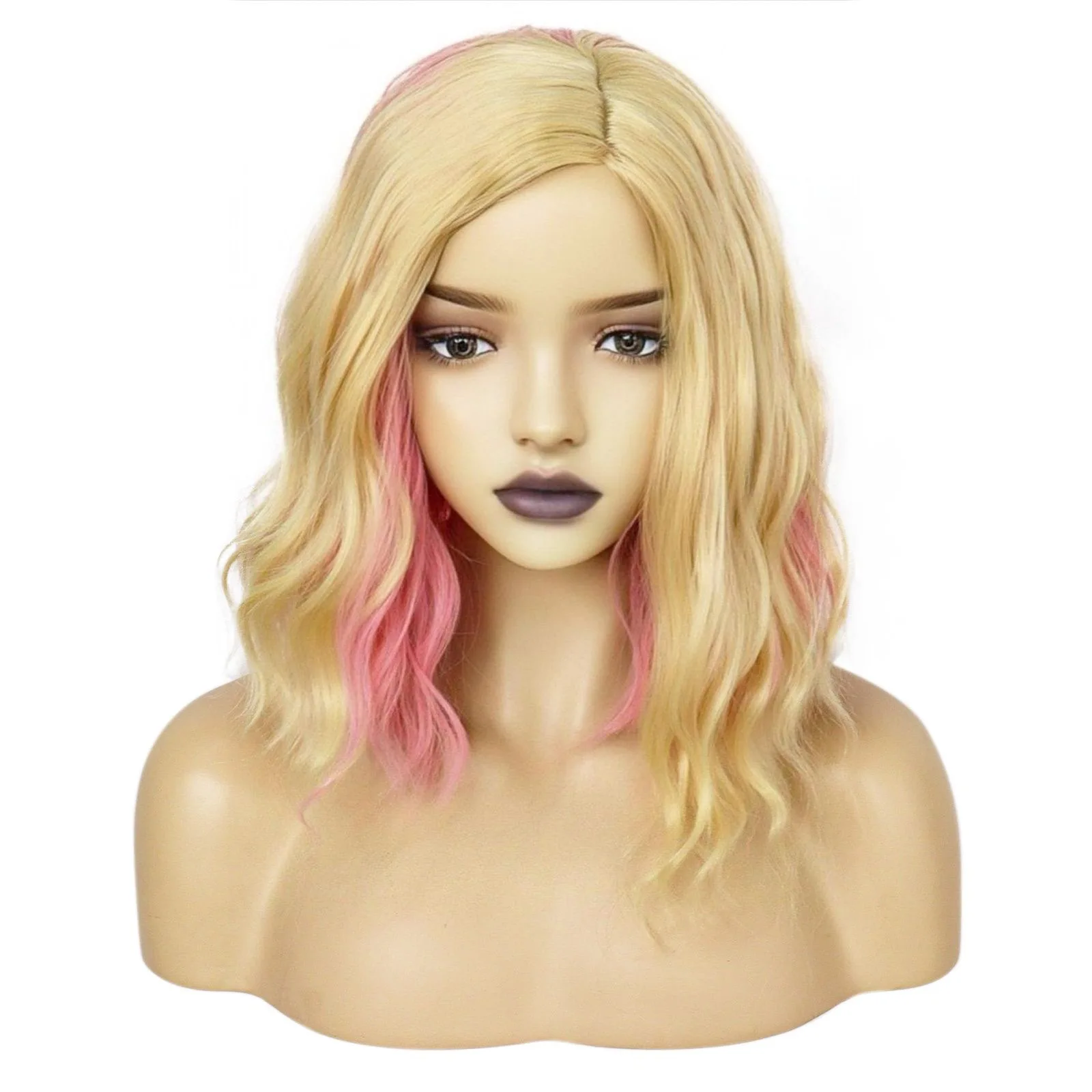 

Парик для косплея Wednesday Enid Sinclair, красочные синтетические волосы с эффектом омбре для ролевых игр