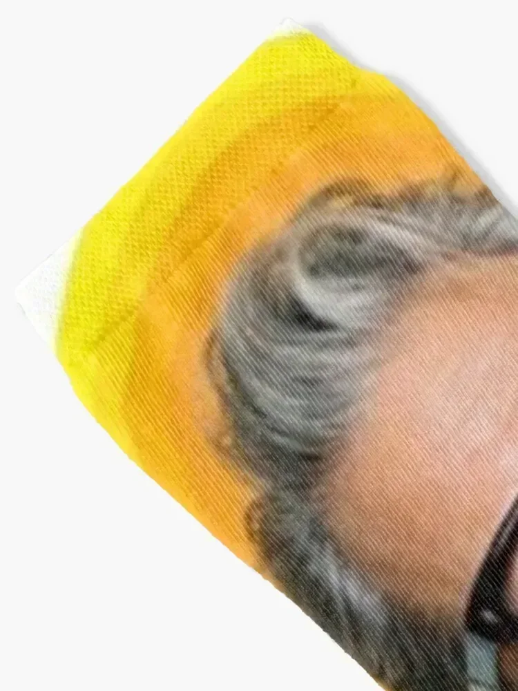 Yellow Fun Socks hockey professional running kawaii men cotton high quality Socks Ladies Men's