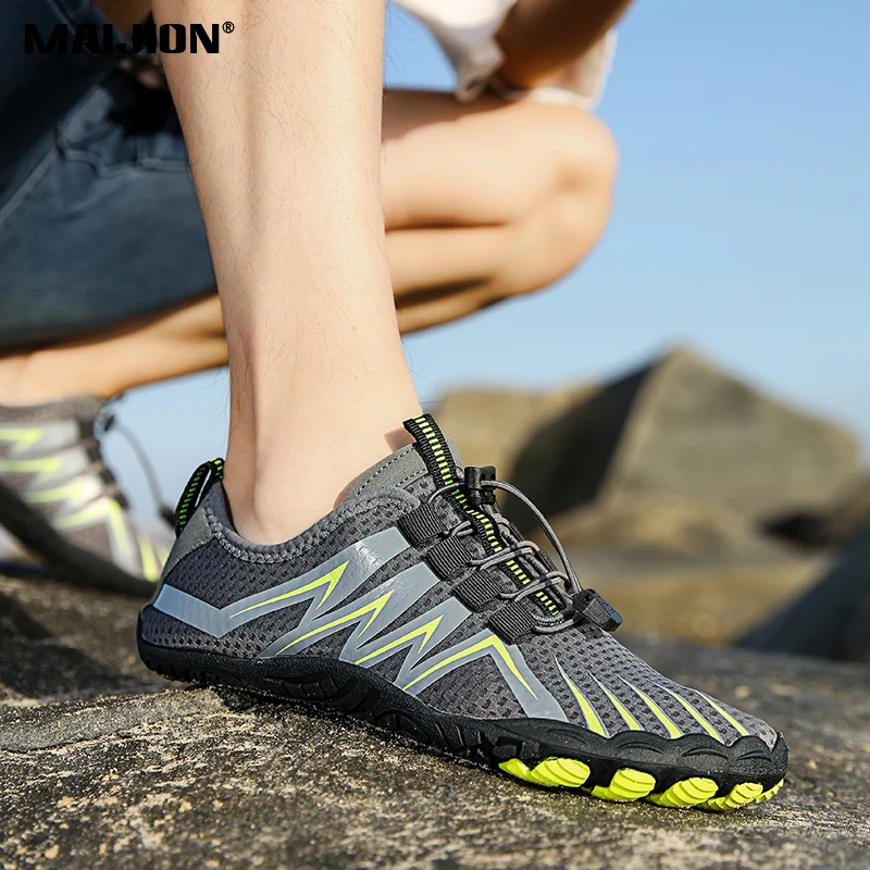 Lightweight Wading Sneakers Men's Quick Dry Water Sports Shoes Women Breathable Beach Aqua Shoes for Swimming Surfing Kayaking