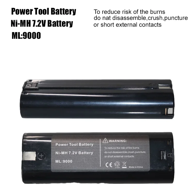 Rechargeable Batteries for Makita, Screwdriver Battery, 7.2V, 3.0 Ah, 4.0 Ah, 5.0Ah, Ni-Mh