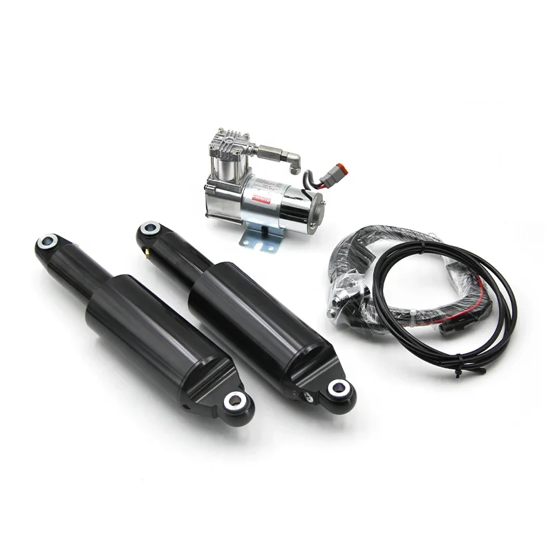 2009-Later HD Touring New Air Ride Suspension Kit أنظمة جسم الدراجة النارية من سبائك الألومنيوم #4