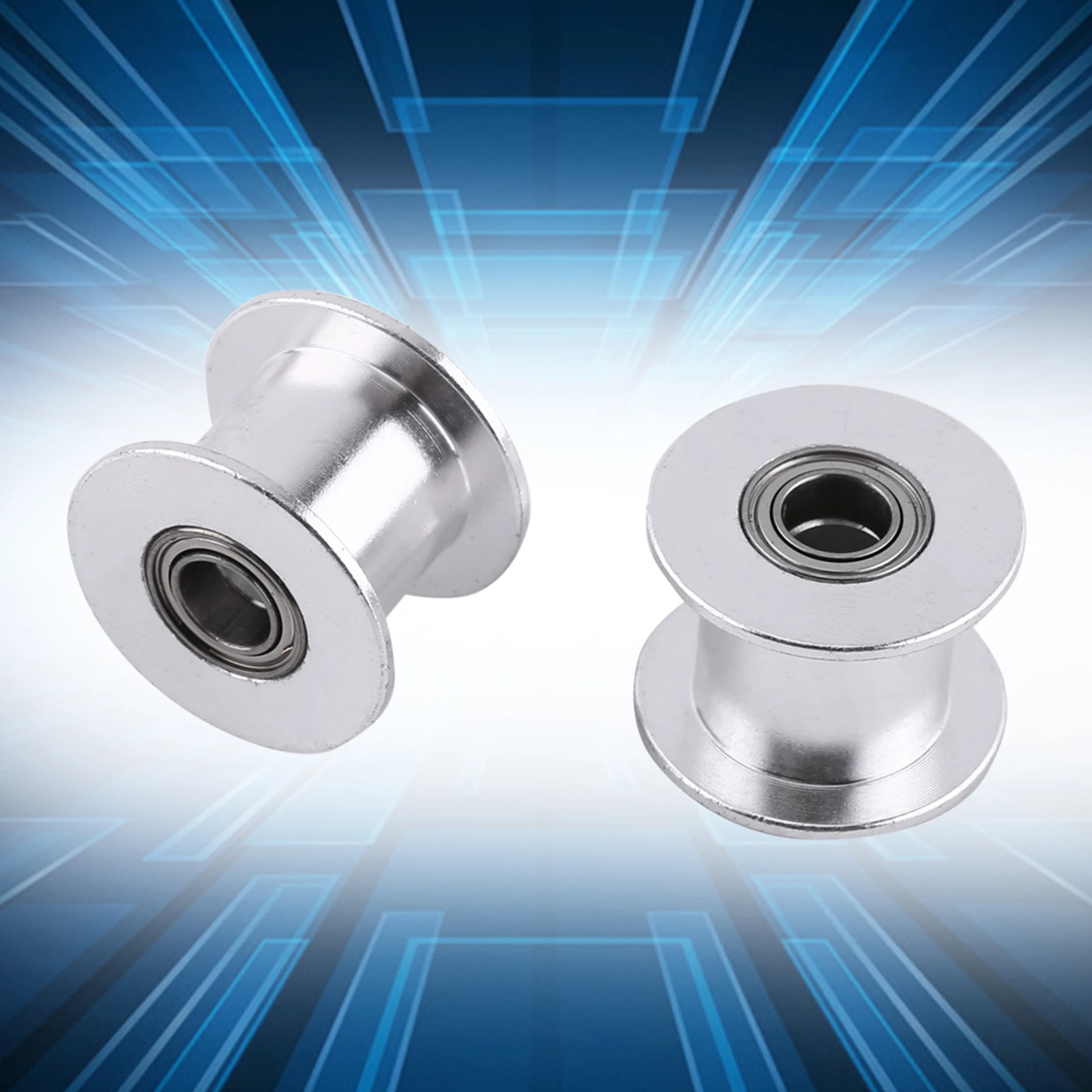 

Ролик для 3D-принтера, 2GT, 20 зубьев, беззубый, для ремня шириной 10 мм, алюминиевый, зубчатый, приводной шкив