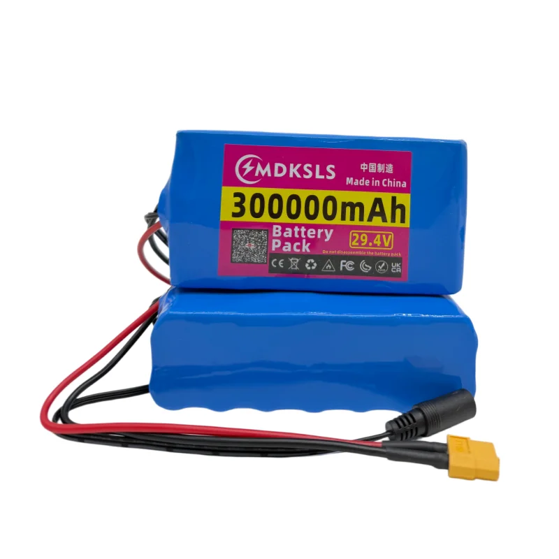 High-Performance 29.4V 30Ah Li-ion Battery | 7S2P 18650 Cells with BMS Protection, 2A Fast Charger for Daily Commute