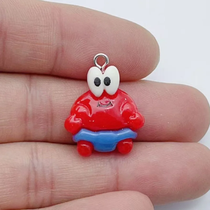 10pcs Cartoon Animal Charm Decorative Resin Pendant DIY Jewelry Accessories Making Earrings Necklace image 4