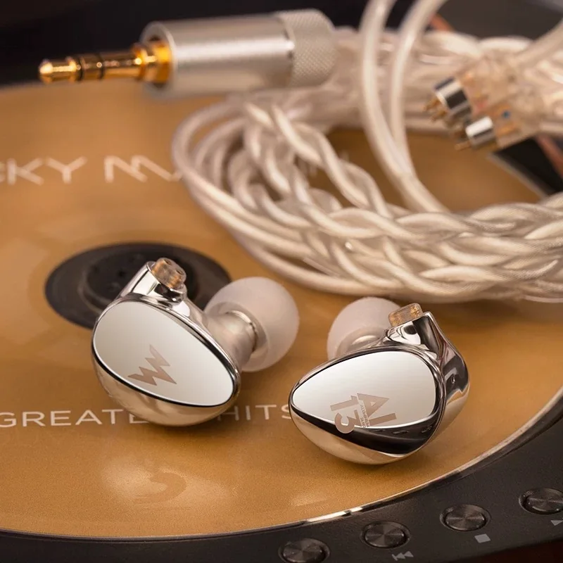 Whizzer HE03AL Plus 10.2mm 6th.Gen VG-TLCP Dynamic + Knowles TWFK-30017-00 Balance Armature Hybrid Driver Wired HiFi Earphones