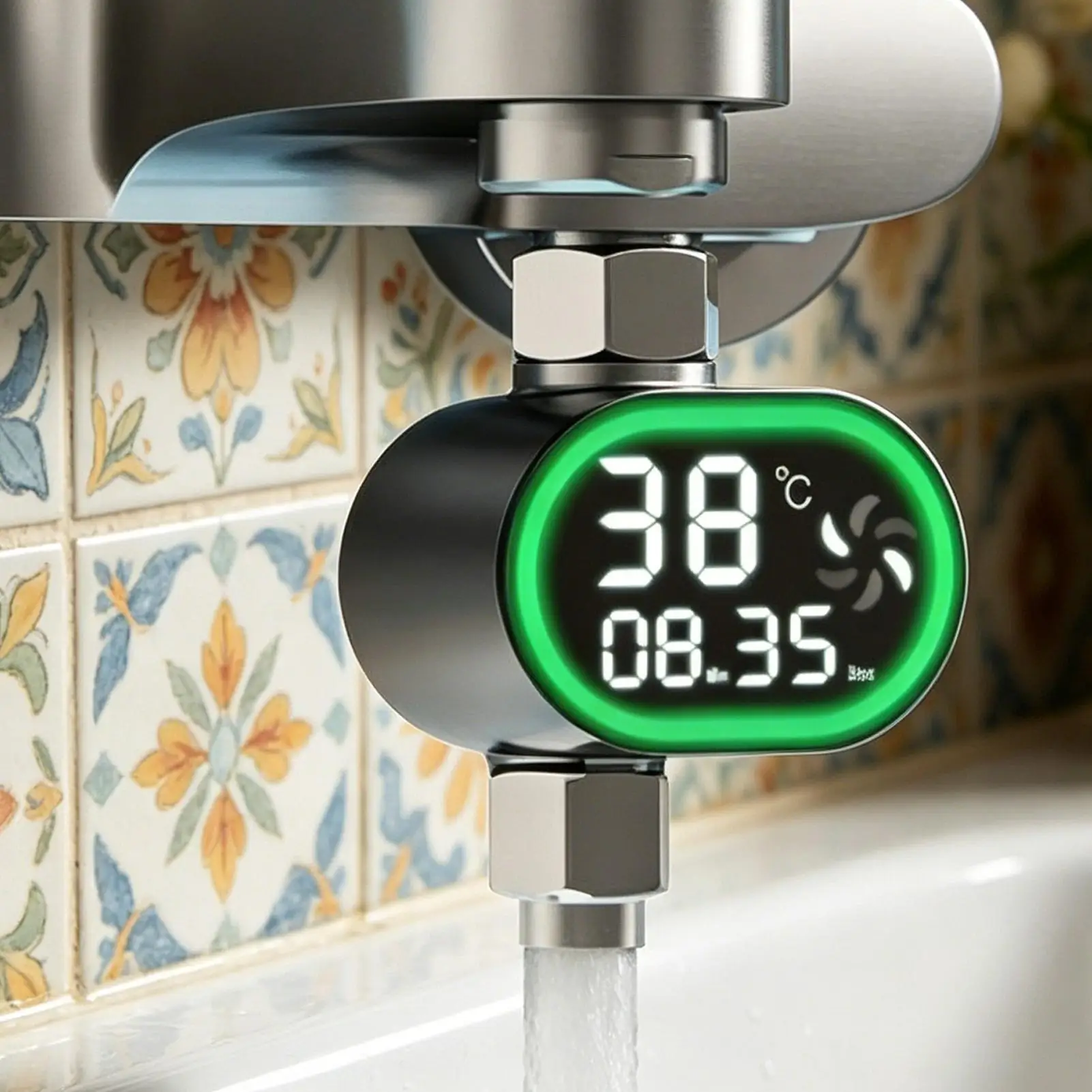 NEW Shower Temperature Monitor Precision LED Digital Display Digital Water Temperature Monitor For Bathroom Kitchen Hotel Gym