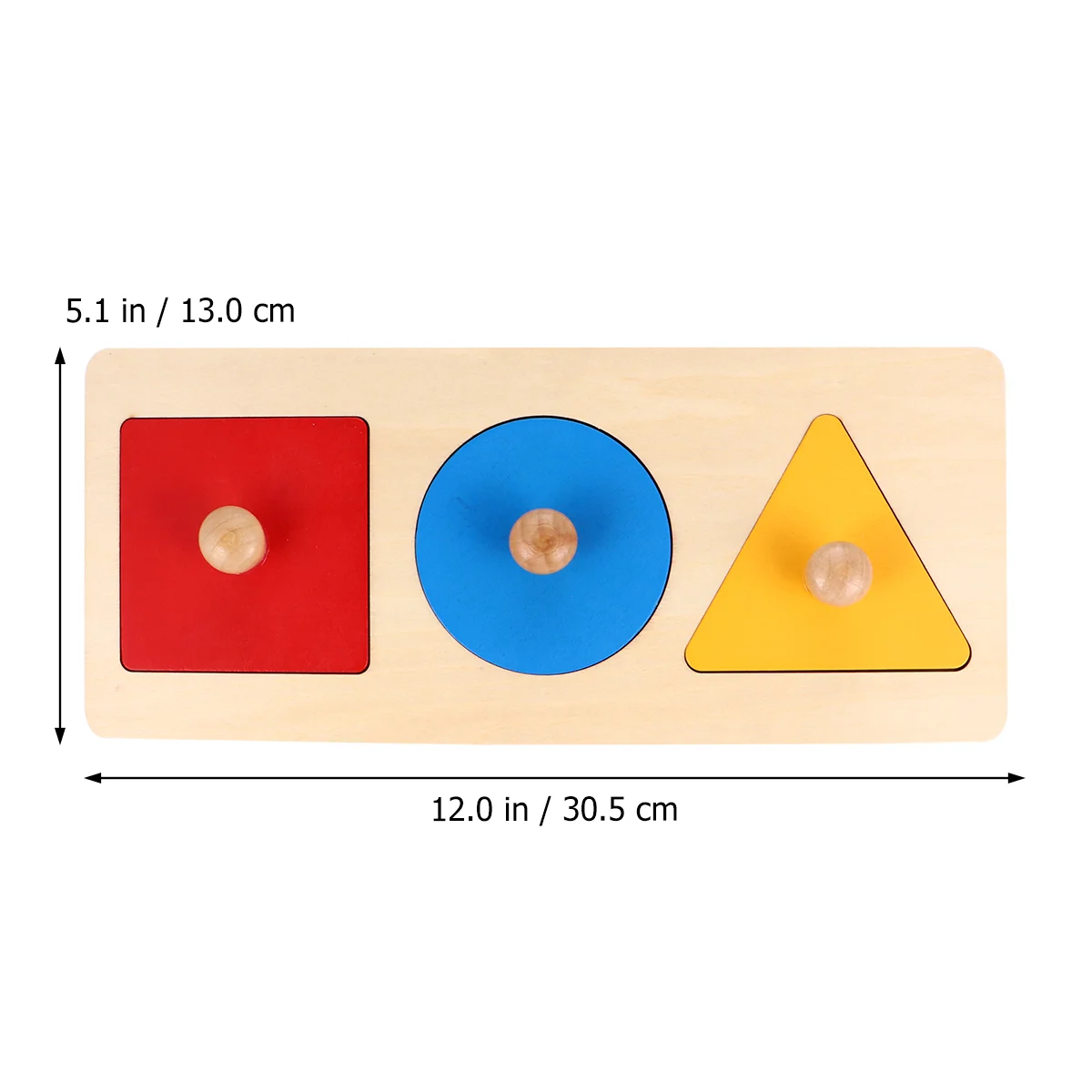 Geometrisch paneel Stapelvorm Sorteerspeelgoed Montessori-puzzels Houten geometrie voor kinderen Verschillende kinderen