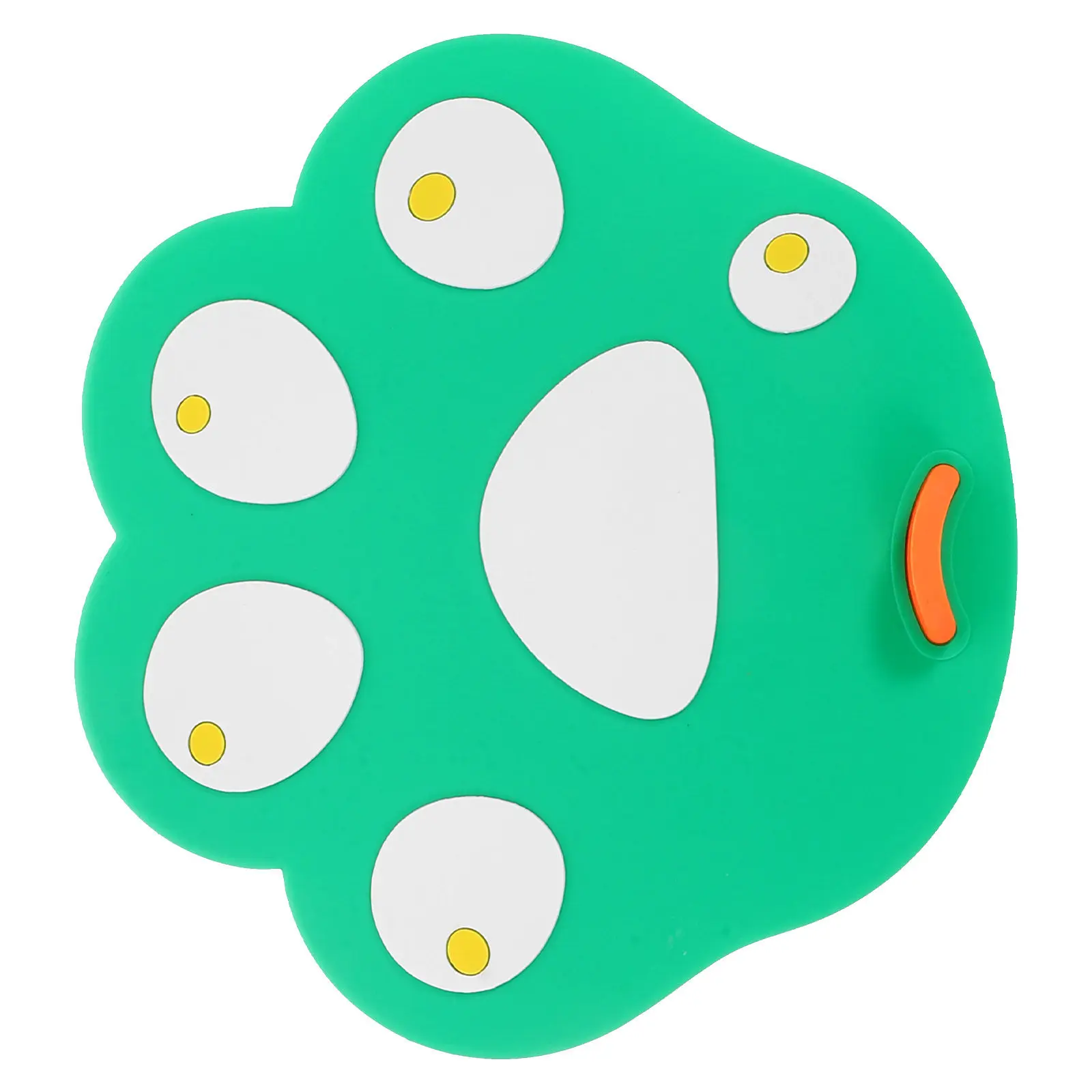 

Силиконовая защита для слива от запаха и засоров с ручкой, дизайн «Кошачья лапка», для душа, ванны, раковины