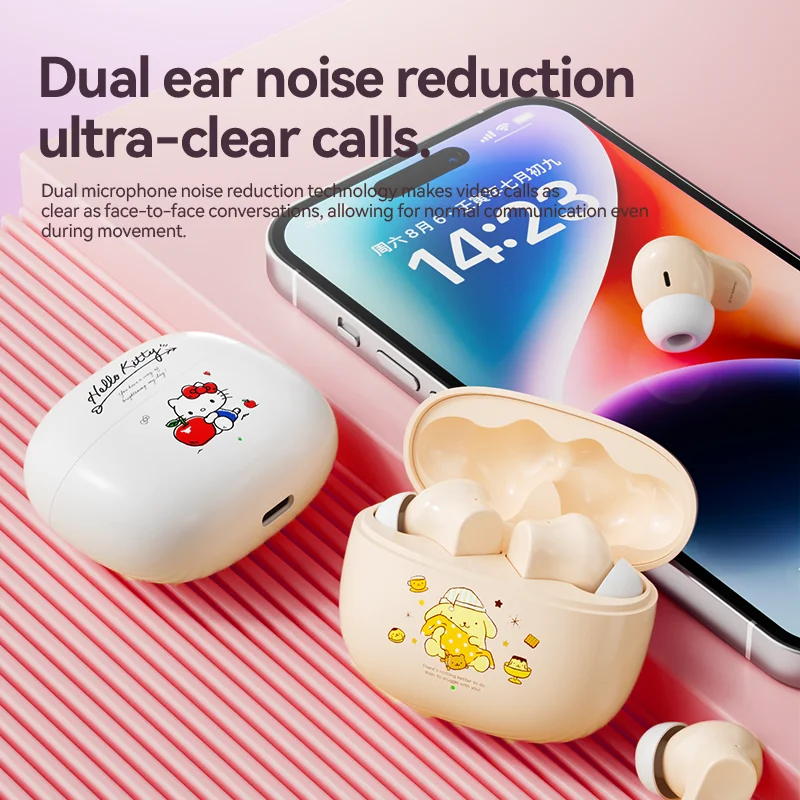 2025 جديد EQ1 سماعة لاسلكية تعمل بالبلوتوث سماعات سماعات HiFi الصوت سماعة الكمون المنخفض الحد من الضوضاء سماعات الأذن عمر البطارية الطويل