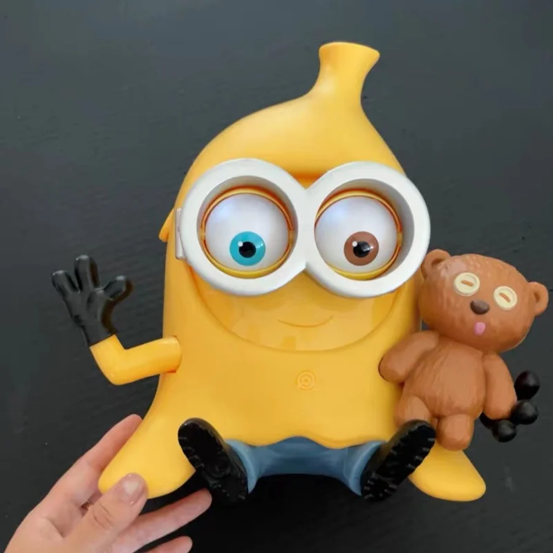 

Ведро для попкорна Minions Banana Sound-Making, портативное хранилище игрушек и сувениров на Universal Studios Пекин