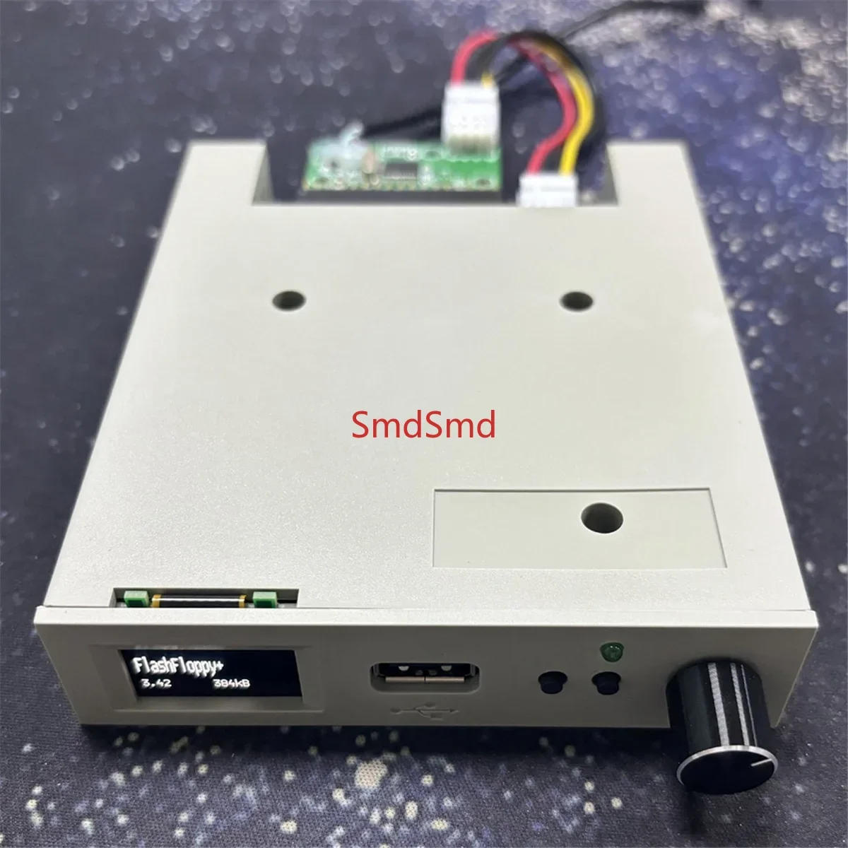 SFRM44-U100LQD-435 Floppy Drive Emulator with OLED Screen & Rotary Encoder OLED Flash Floppy Drive NND