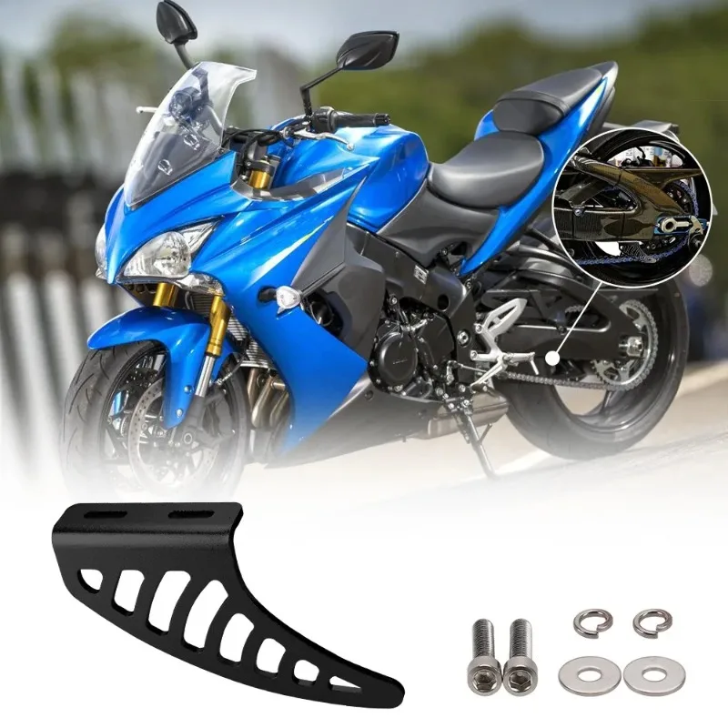 1Pc Motorcycle Shark Fin Raw Alloy Aluminium Chain Racing Chain Toe Guard For ACU Race Bike