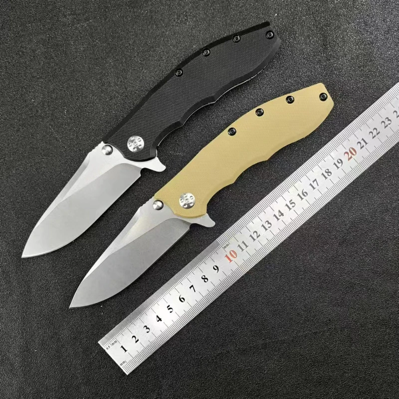 0562 Outdoor Folding Pocket 8cr13 Blade G10+Steel Handle Tactical Knives Survival Camping Utility Fruit Kitchen EDC Multitool