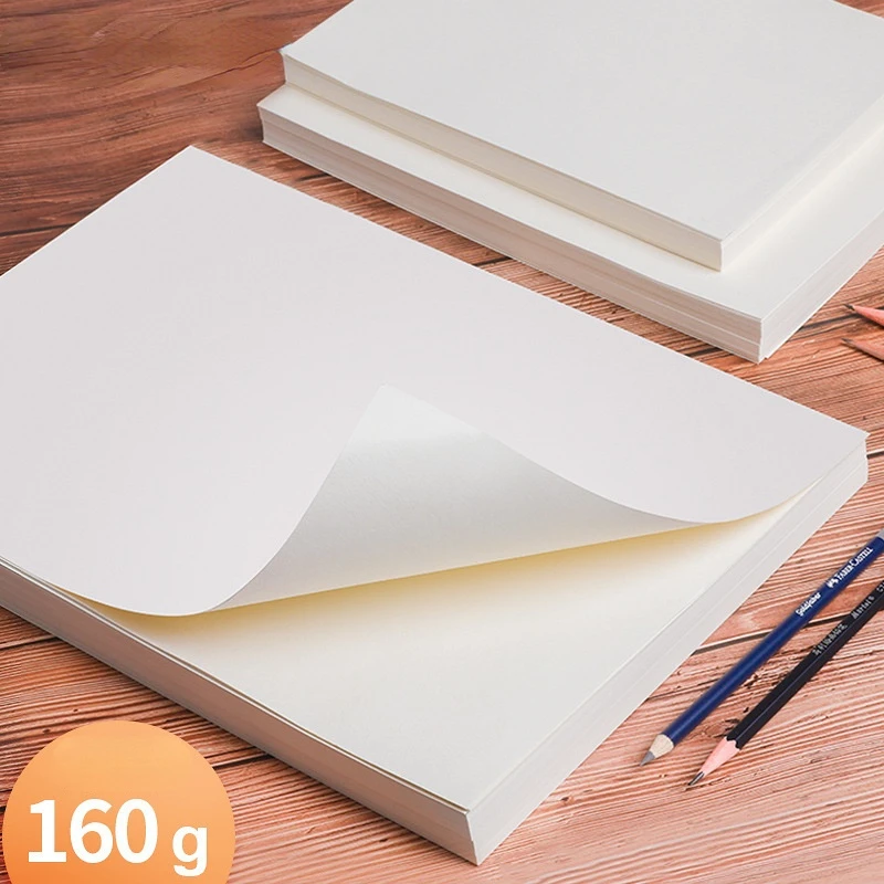 

8k 40 Sheets of Art Sketch Paper Thickened Drawing Paper Gouache Watercolor Painting Professional Blank Paper Art Supplies