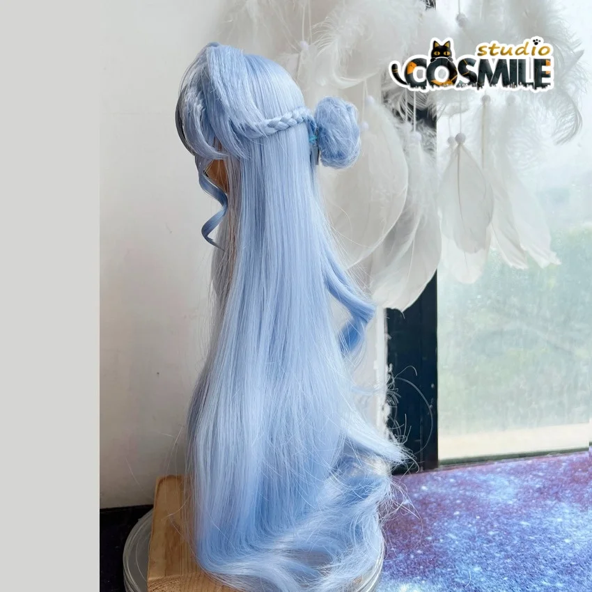 Handgemachtes Spiel Honkai: Star Rail Robin Role Cos Cosplay 1/3 1/4 1/6 BJD Blaues Styling Haar Perücke Puppenzubehör KN