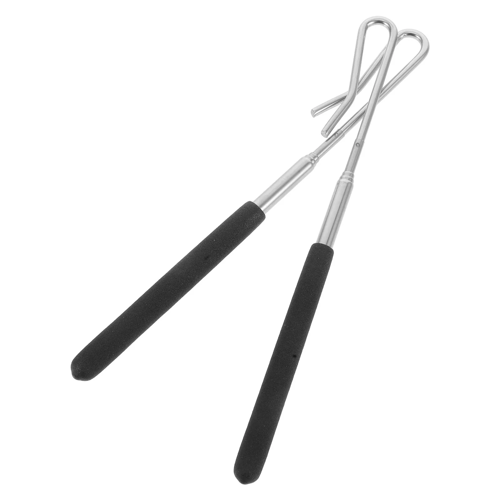 

2pcs Hand Control Rods Stainless Steel Durable Lightweight For Educational Performances Kids Theater Home School Use Puppet Rod