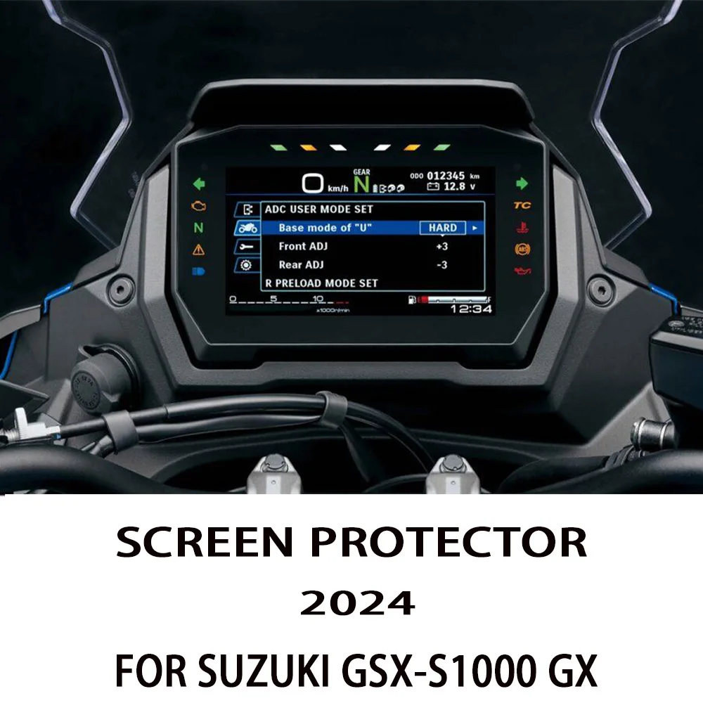 GSX-S1000GX 2024 Accessories Dashboard Screen Protector Motorcycle Instrument Film For Suzuki GSX-S1000 GX GSXS1000GX Parts